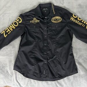 Gomez Western Black Shirt